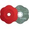Pferd COMBICLICK CONTOUR Fiber Disc, 5'' Dia, 60 Grit, Ceramic oxide CO-COOL 40800 - alternate 1